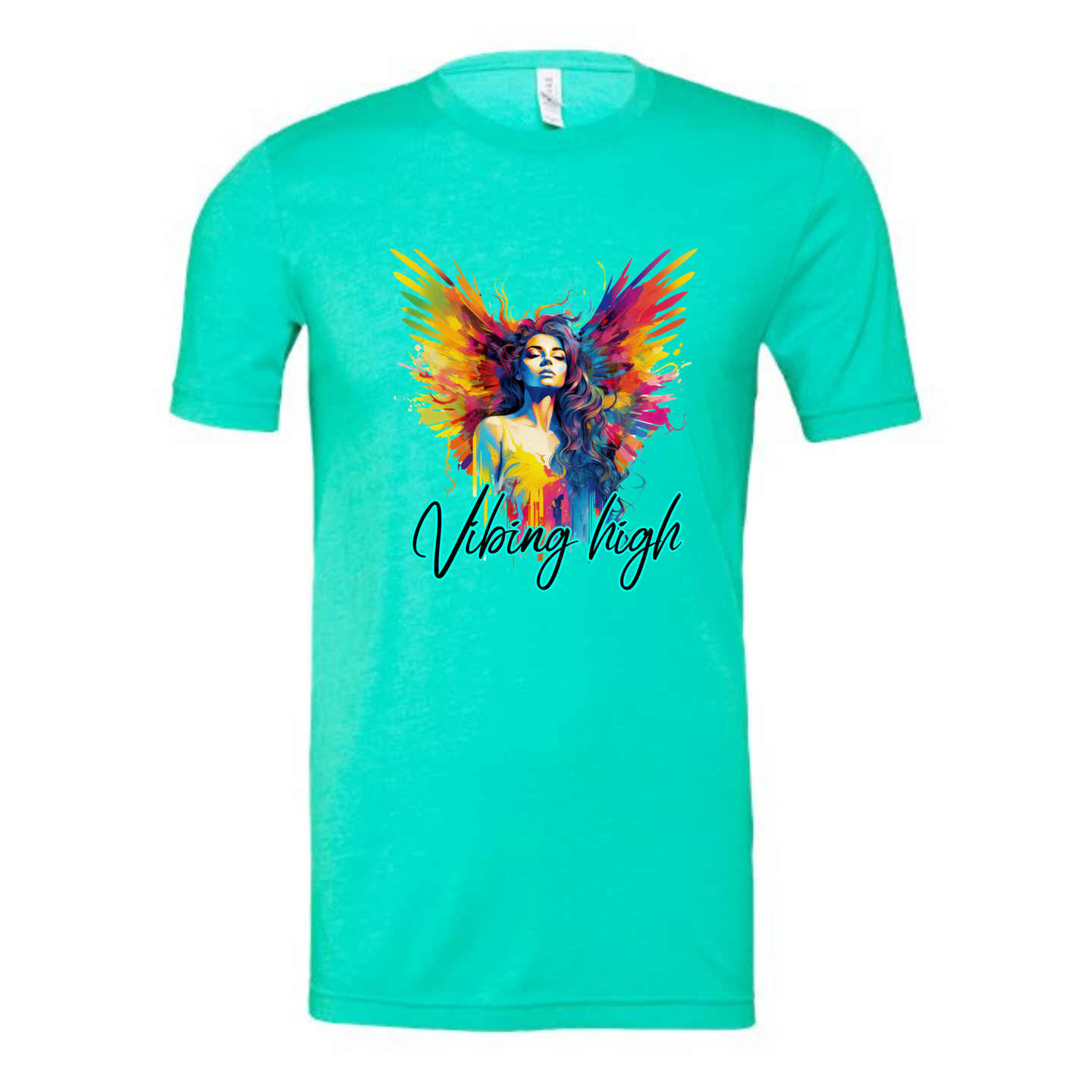 Vibing High Affirmation T Shirt-Affirmations That Stick CA